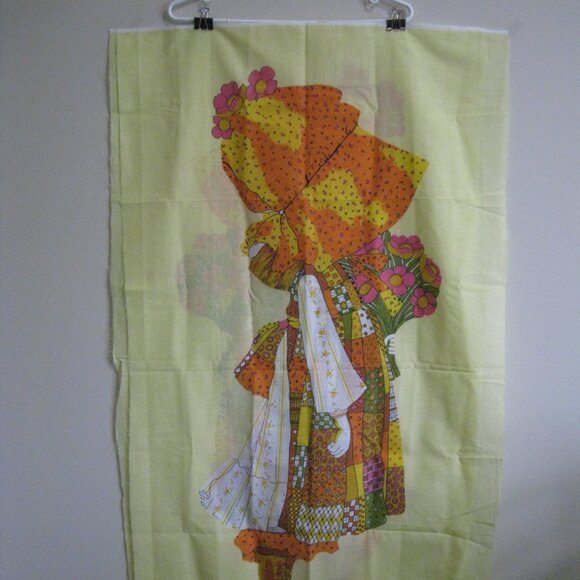 Lot of 2 Matching Holly Hobbie Panels 44” Lengths Vtg - Picture 11 of 11